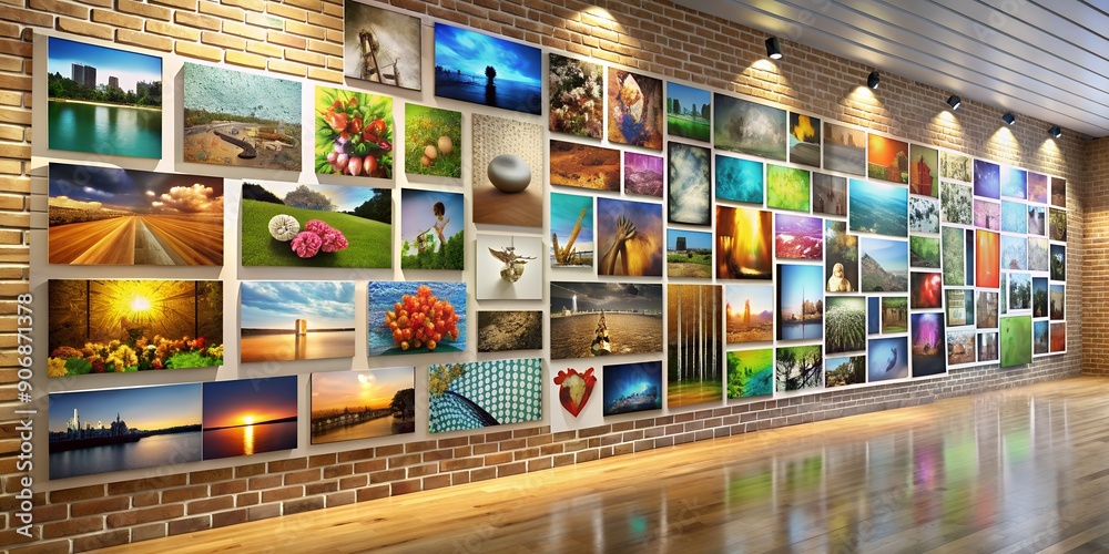 A picture on a wall informative Vibrant engaging Generative By AI A picture on a wall informative Vibrant engaging Generative By AI
