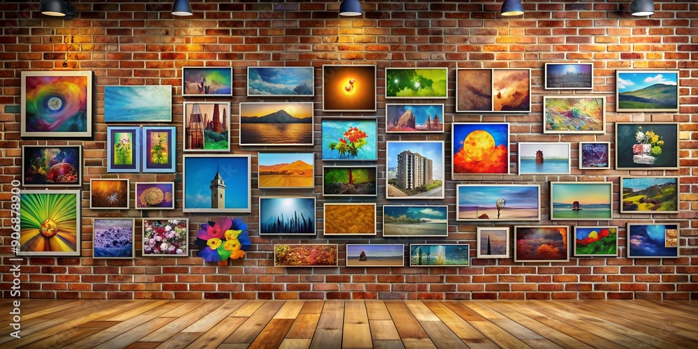 A picture on a wall informative Vibrant engaging Generative By AI A picture on a wall informative Vibrant engaging Generative By AI