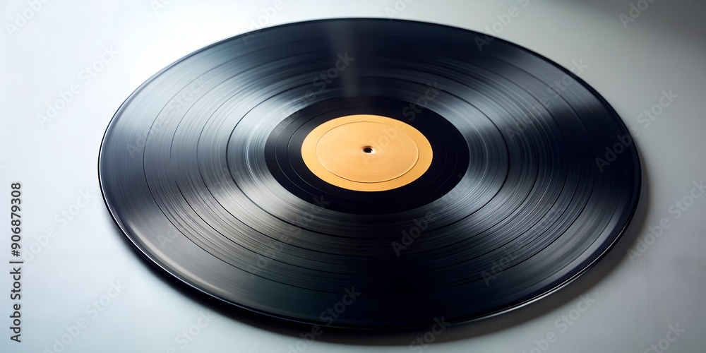 Fototapeta premium Schallplatte Vinyl Schellack Vinylscheibe Scheibe Platte AI-Created Content