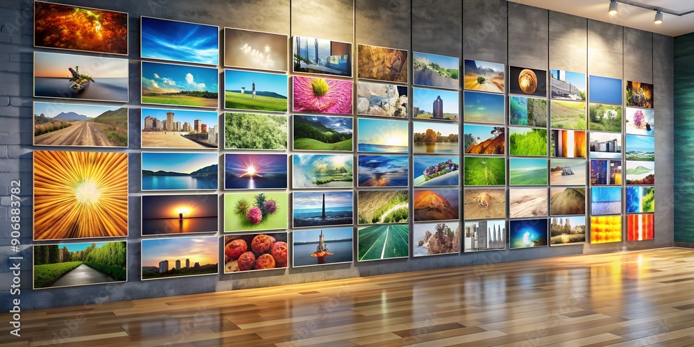 A picture on a wall informative Vibrant engaging Generative By AI A picture on a wall informative Vibrant engaging Generative By AI