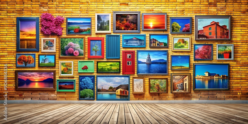 A picture on a wall informative Vibrant engaging Generative By AI A picture on a wall informative Vibrant engaging Generative By AI