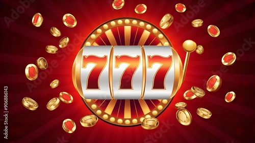 Dynamic and Colorful slot machine with Creative Design