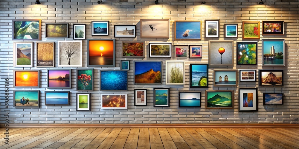 A picture on a wall informative Vibrant engaging Generative By AI A picture on a wall informative Vibrant engaging Generative By AI