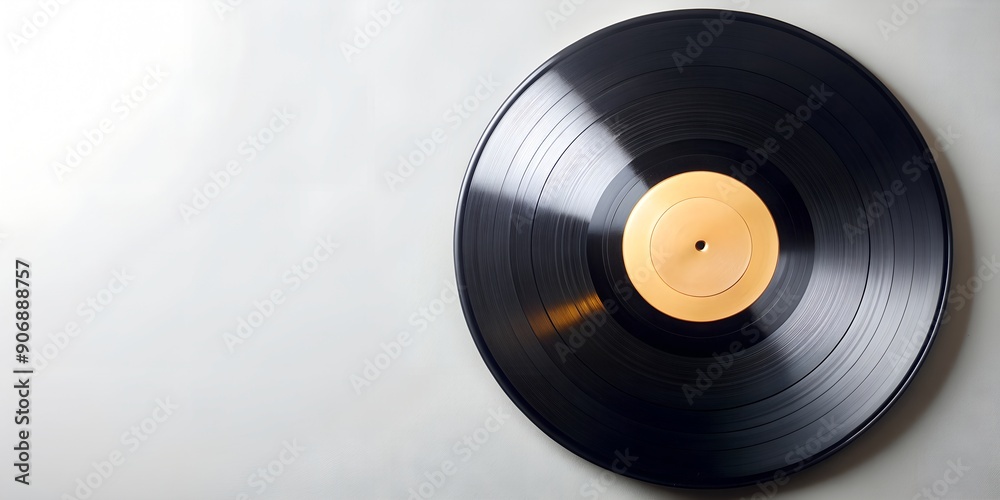 Fototapeta premium Schallplatte Vinyl Schellack Vinylscheibe Scheibe Platte Creative AI