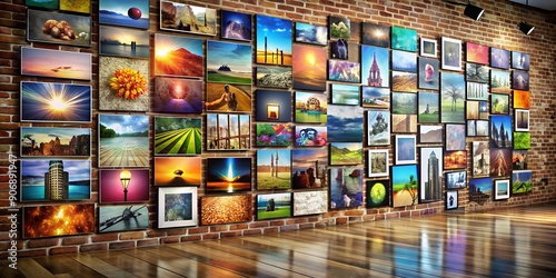 A picture on a wall informative Vibrant engaging Generative AI