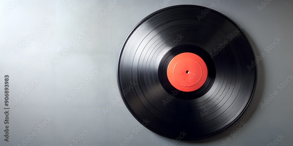 Fototapeta premium Schallplatte Vinyl Schellack Vinylscheibe Scheibe Platte AI-Created Content