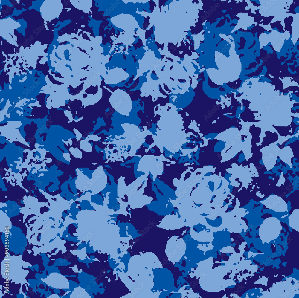 Flowers seamless pattern. vector illustration. Abstract flowers, floral vector with leaves Flowers seamless pattern. vector illustration. Abstract flowers, floral vector with leaves