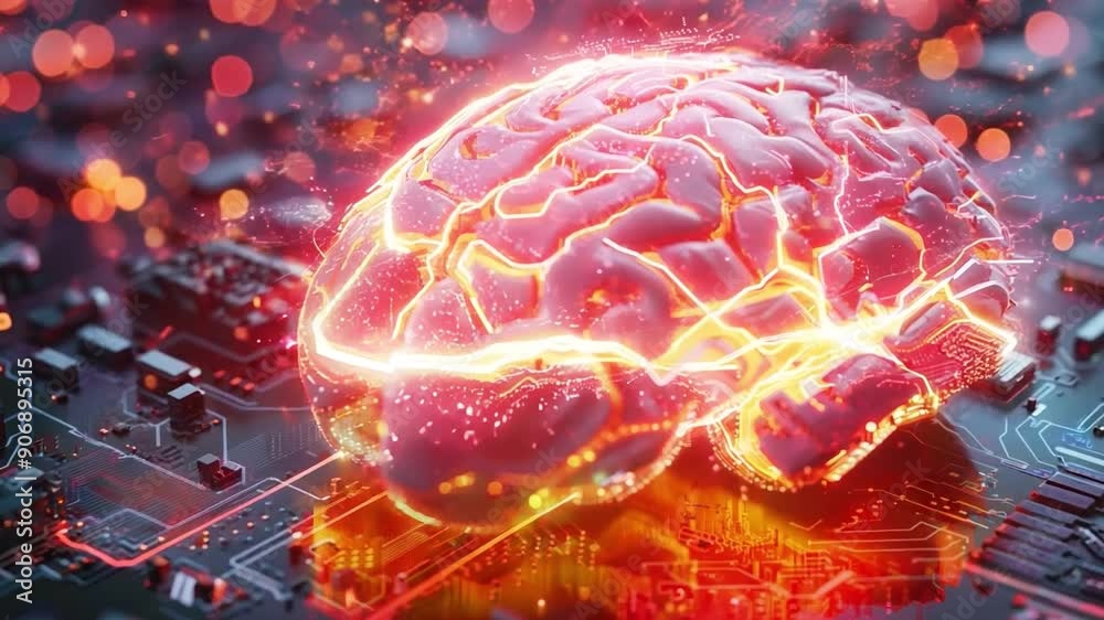 electronic brain coupled with a communication cable, electronic brain coupled with a communication cable,