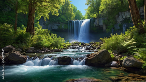 waterfall in the forest