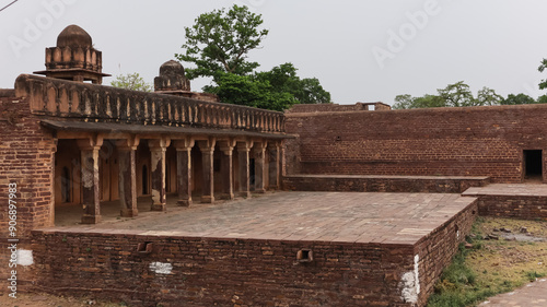 India, Madhya Pradesh, Shivpuri, Ruins of Ancient 10th Century Narwar Fort, Built by Rajput king Kachwaha During His Realm. photo