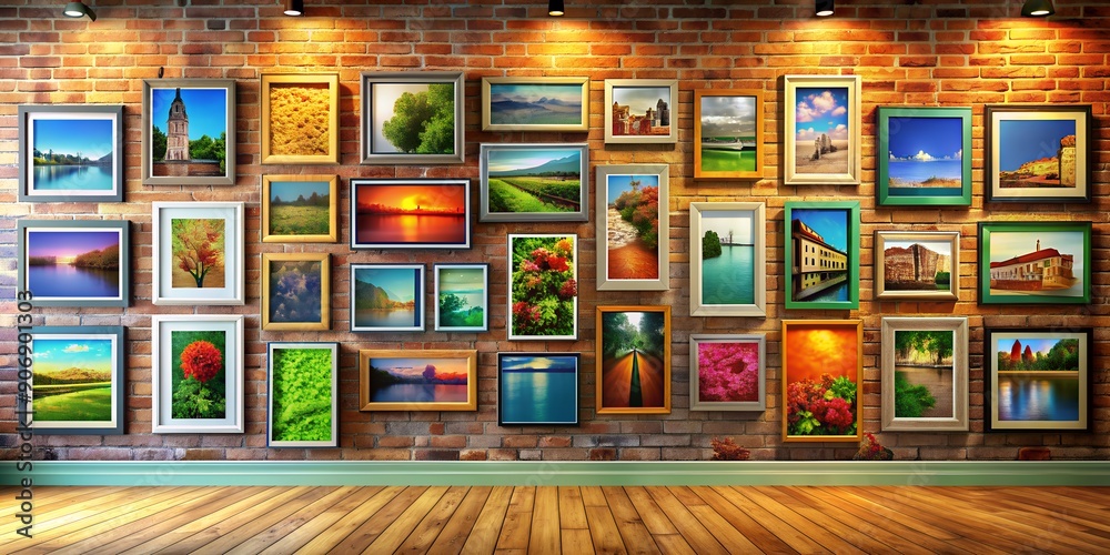 A picture on a wall informative Vibrant engaging Generative By AI A picture on a wall informative Vibrant engaging Generative By AI