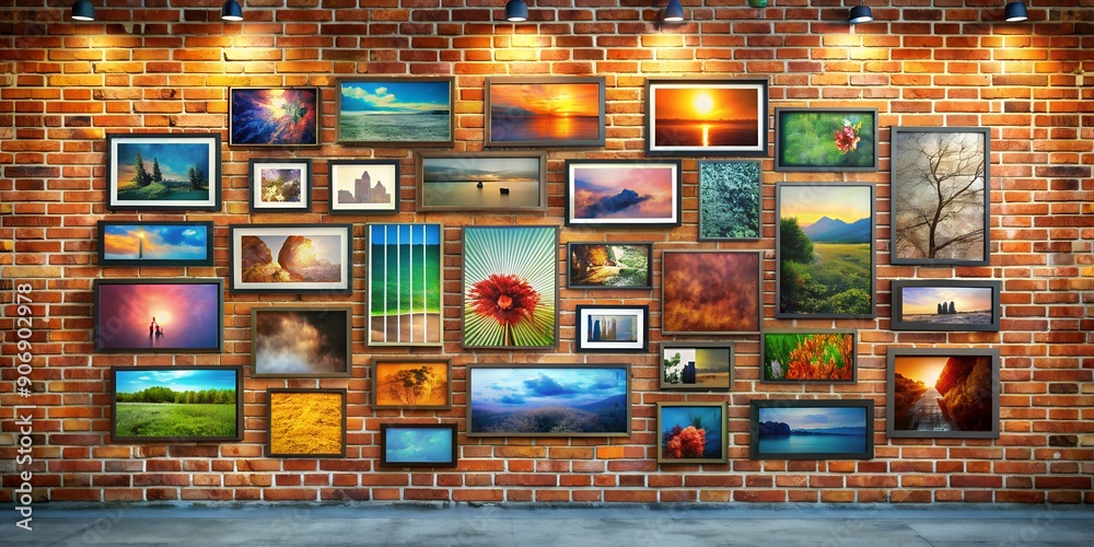 A picture on a wall informative Vibrant engaging Generative AI A picture on a wall informative Vibrant engaging Generative AI