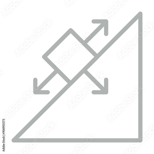 Friction Vector Line Grey Icon Design