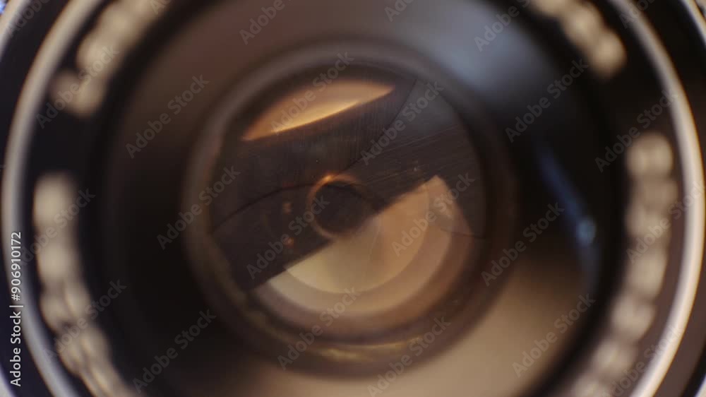 camera lens close up