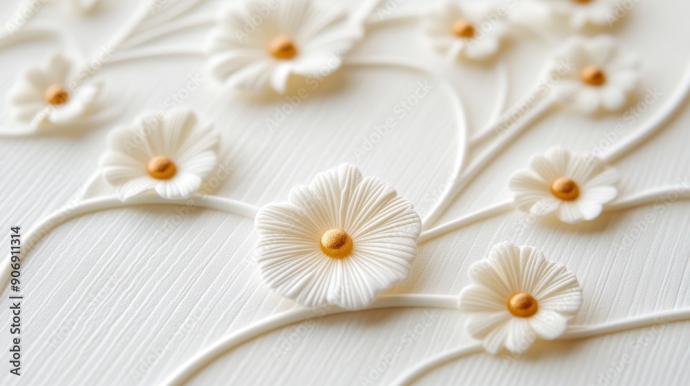 A sheet of paper with an intricate embossed pattern, showcasing a subtle texture and delicate detail. A sheet of paper with an intricate embossed pattern, showcasing a subtle texture and delicate detail.
