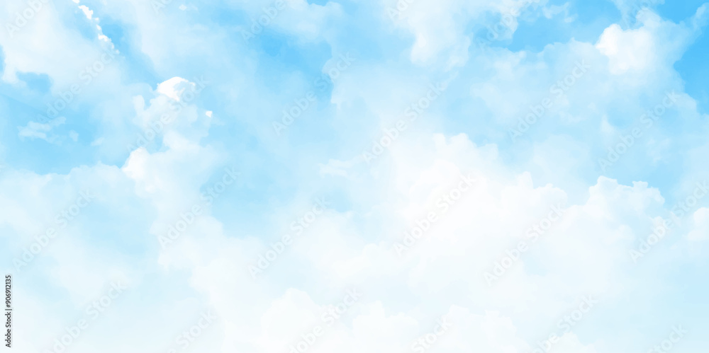 Blue sky with clouds in the sky. Clear blue sky with plain white cloud with space for text background. Cloud with blue sky. Happy time in summer day Blue sky with clouds in the sky. Clear blue sky with plain white cloud with space for text background. Cloud with blue sky. Happy time in summer day