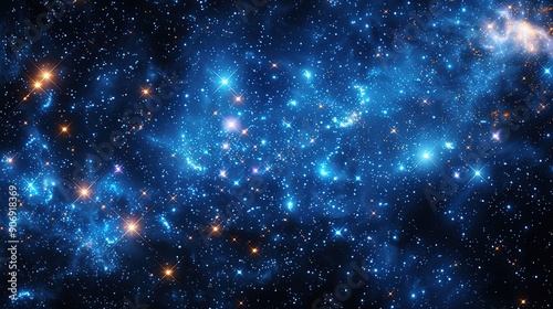 star cluster pattern wallpaper