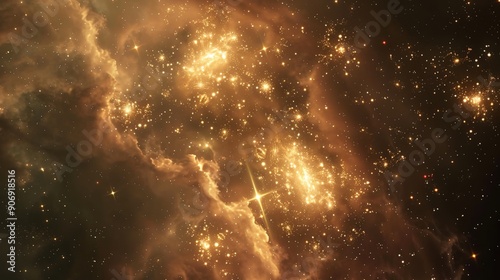 star cluster pattern wallpaper