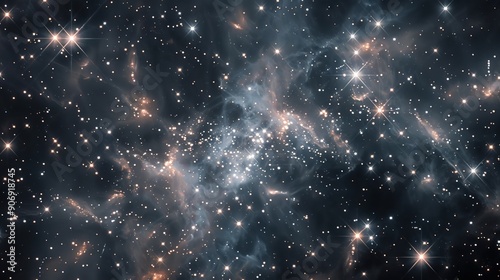 star cluster pattern wallpaper