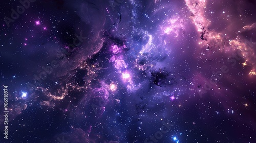 star cluster pattern wallpaper
