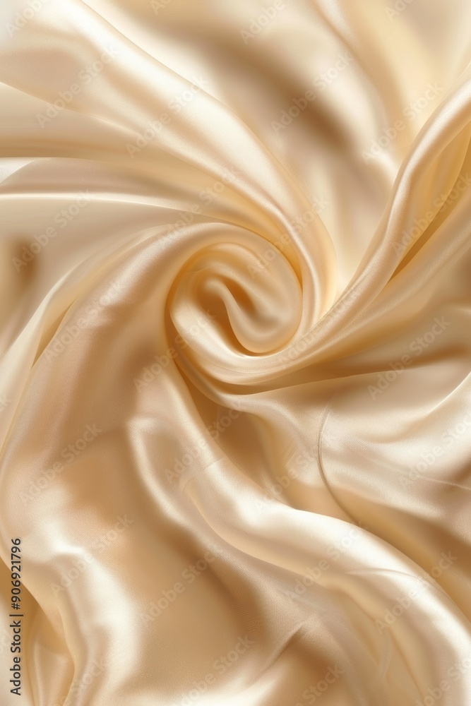 Serene composition showcasing a soft pastel beige cream color, shining like satin silk, creating Serene composition showcasing a soft pastel beige cream color, shining like satin silk, creating