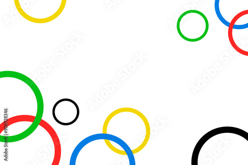 Colored circles on a white background.