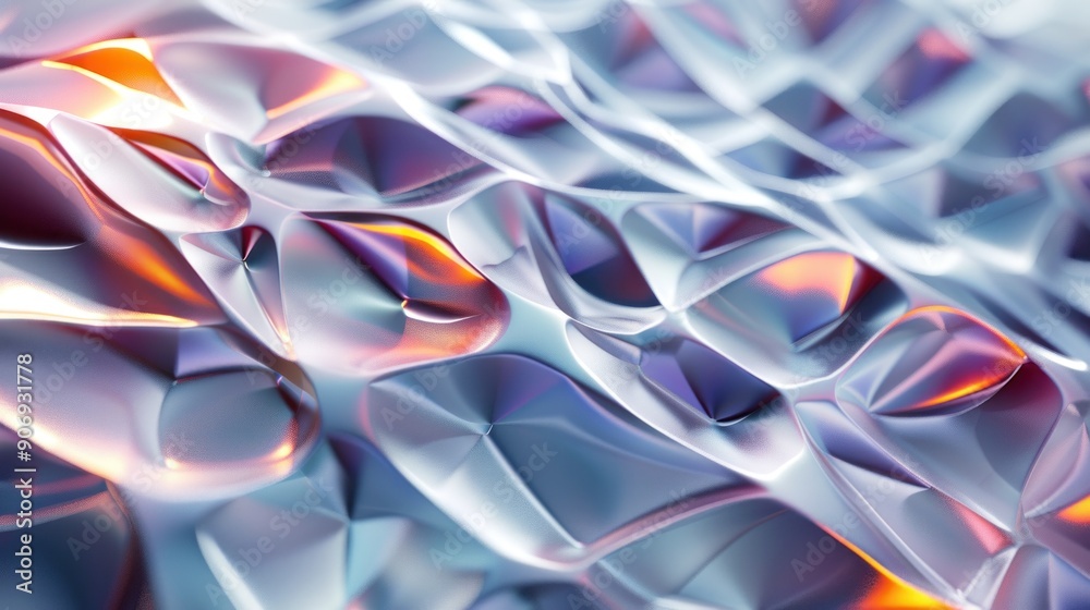 3D background with a kinetic geometric pattern 3D background with a kinetic geometric pattern