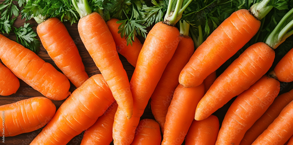 Fresh organic delicious carrots background Fresh organic delicious carrots background
