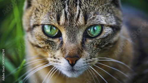 A feline with eyes resembling flip flops