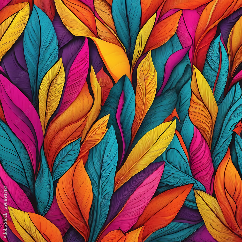A vibrant and playful illustration of multiple flowers in a decorative pot, with bright colors and dynamic shapes A vibrant and playful illustration of multiple flowers in a decorative pot, with bright colors and dynamic shapes