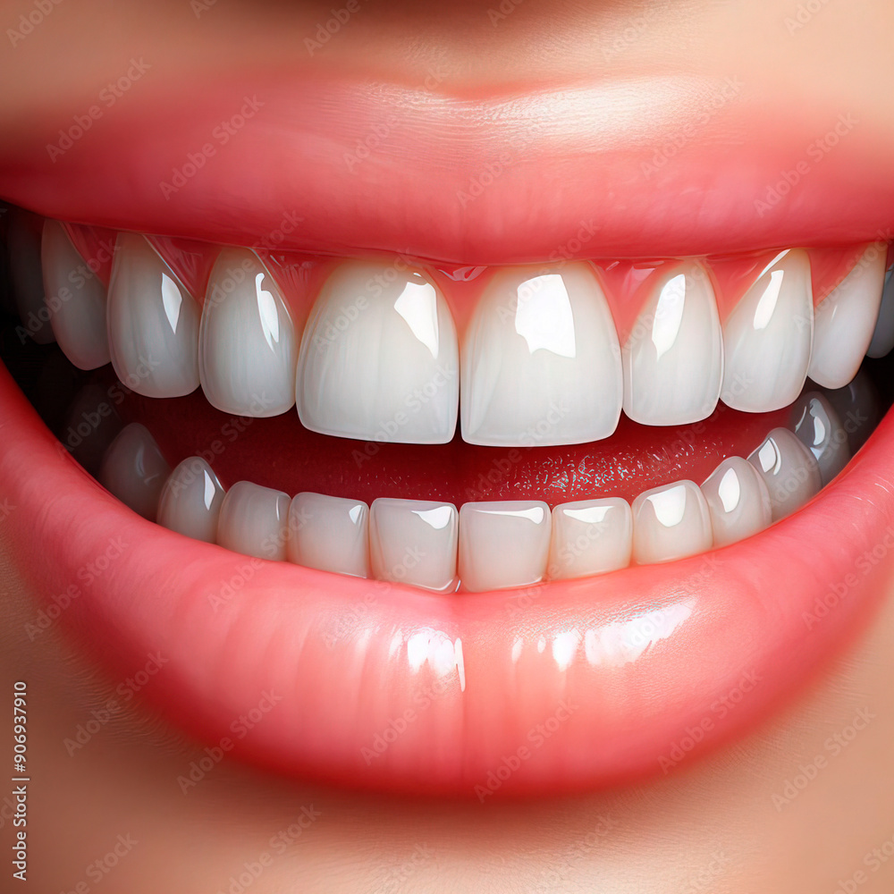 Close-up of teeth before and after whitening treatment, showcasing the effectiveness of dental bleaching Close-up of teeth before and after whitening treatment, showcasing the effectiveness of dental bleaching