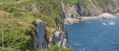 Obraz na płótnie Cliffs of Hell, Principality of Asturias, Spain w salonie