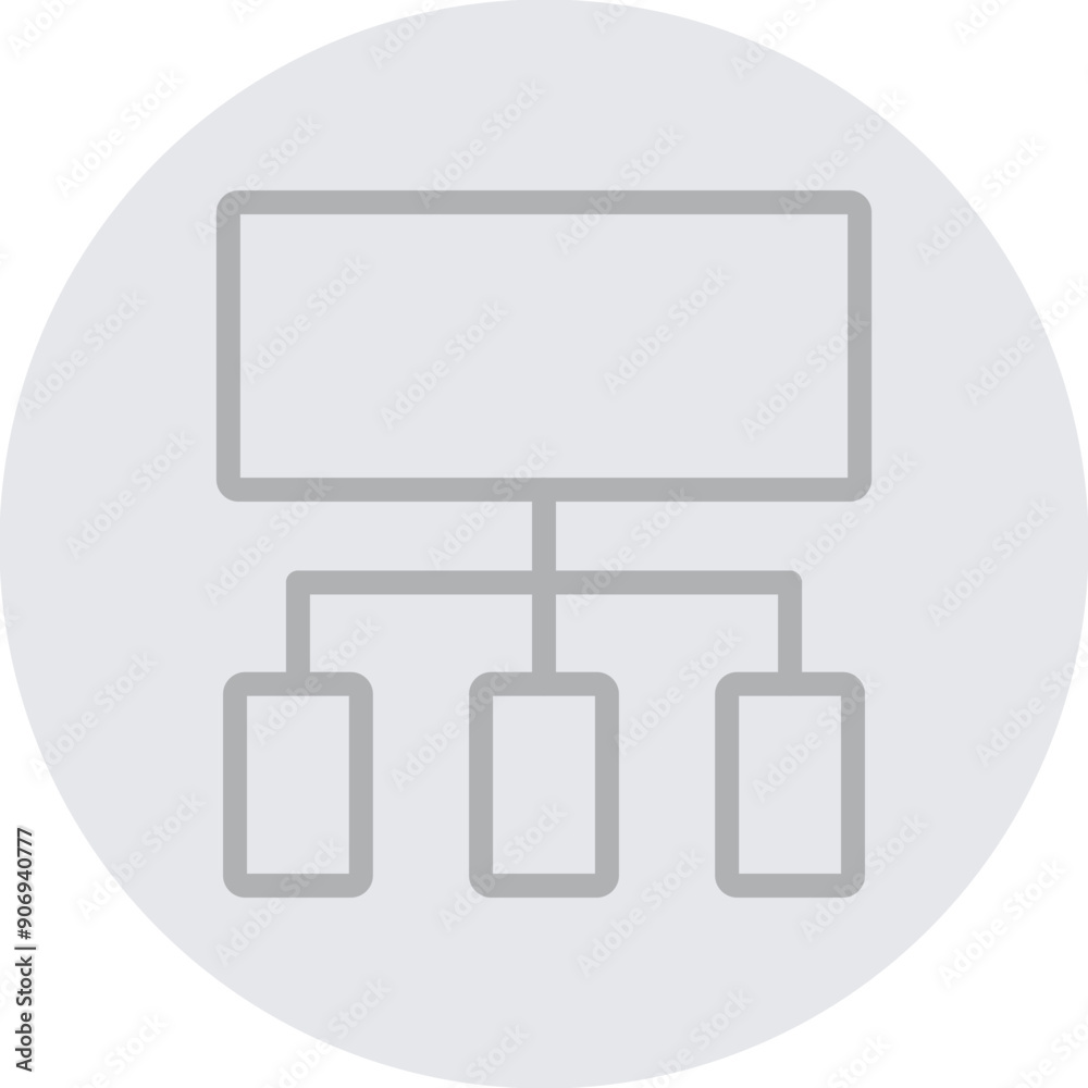 Site Structure Vector Line Grey Circle Grey Site Structure Vector Line Grey Circle Grey