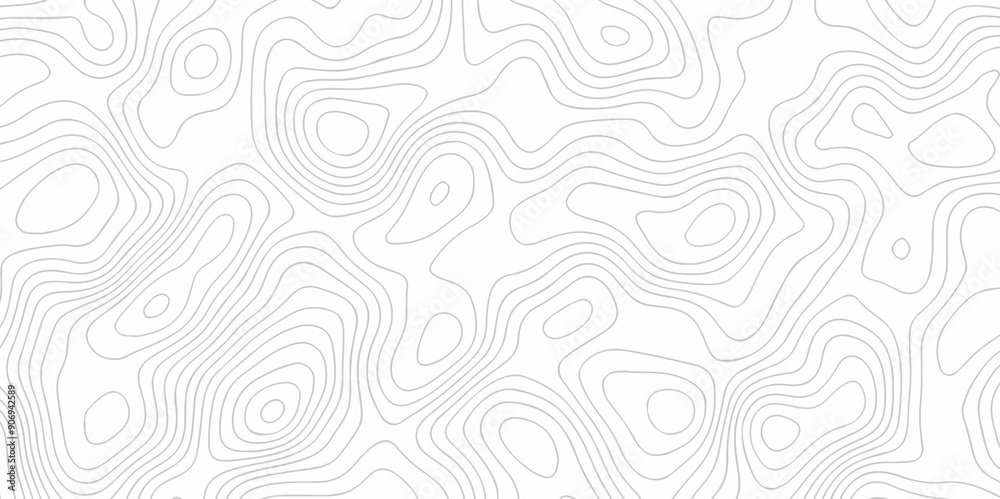 Topography wave line vector grid map. white wave line geography landscape Topo contour map on white background. Geographic landscape mountain relief diagram line wave carve pattern. Topography wave line vector grid map. white wave line geography landscape Topo contour map on white background. Geographic landscape mountain relief diagram line wave carve pattern.