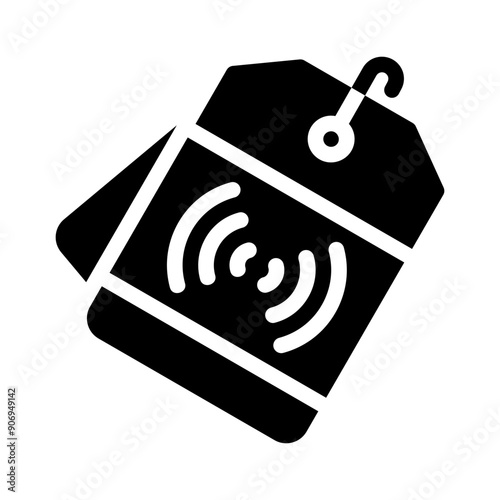 RFID glyph icon