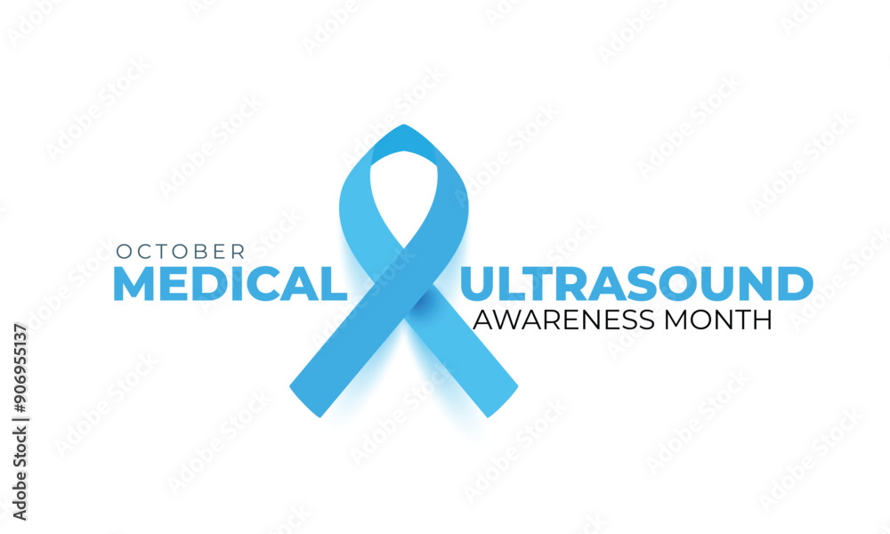 Medical Ultrasound Awareness Month. background, banner, card, poster, template. Vector illustration. Medical Ultrasound Awareness Month. background, banner, card, poster, template. Vector illustration.