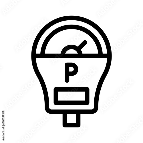 parking line icon