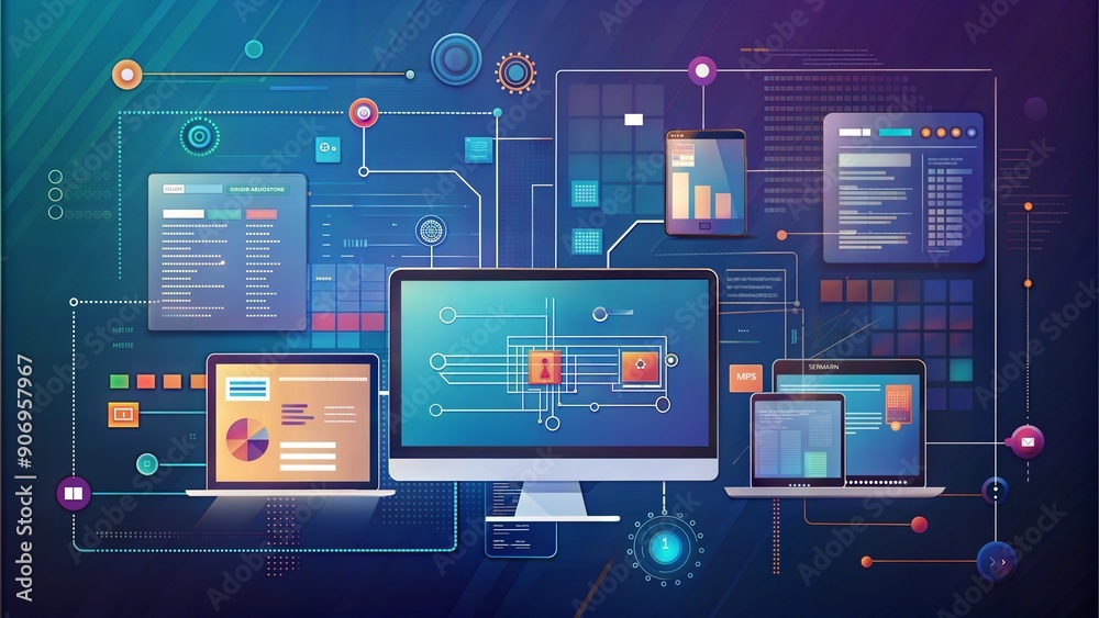 coding technology background coding technology background