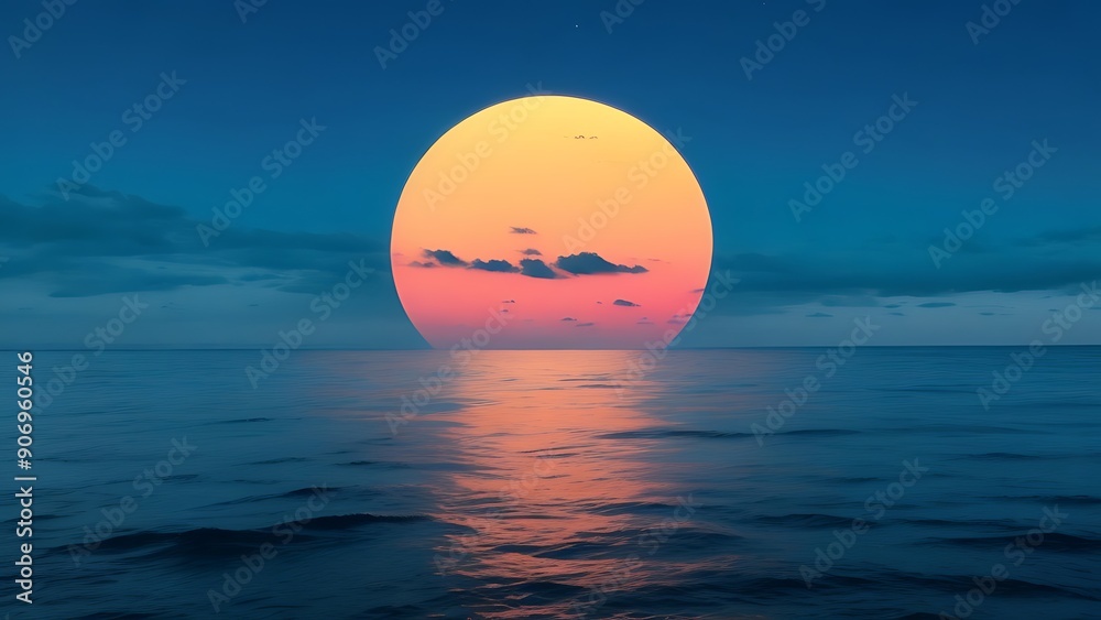 great sunset over the ocean
great sunset over the ocean