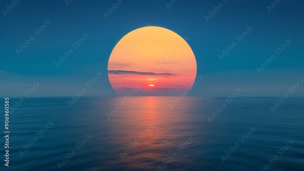 great sunset over the ocean
great sunset over the ocean