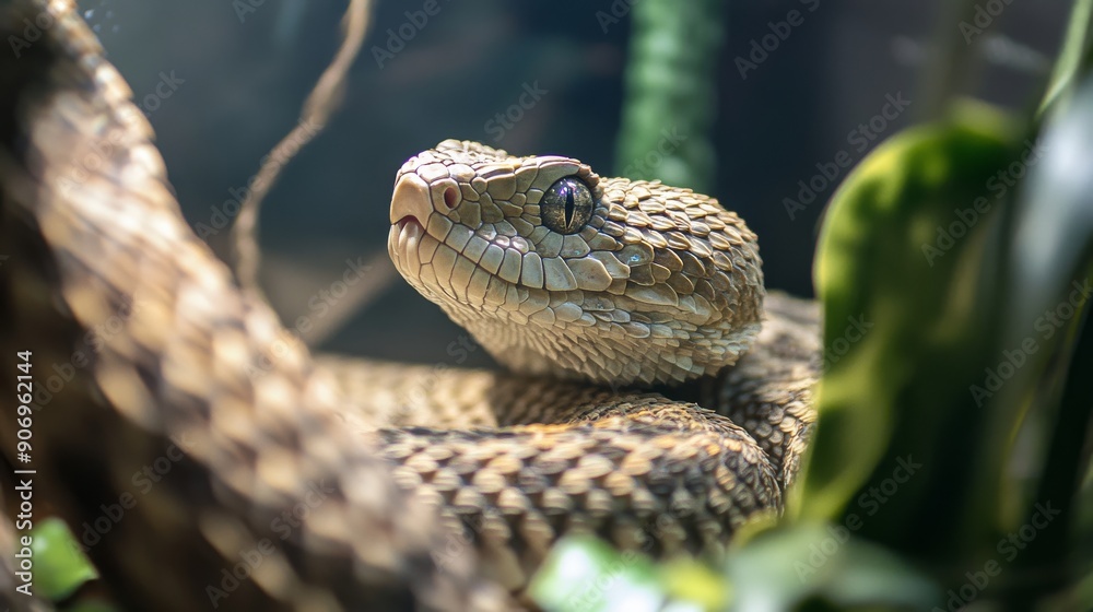 Reptile care and display with snakes and lizards, including enclosures ...