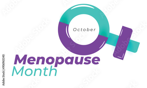Menopause month. background, banner, card, poster, template. Vector illustration.