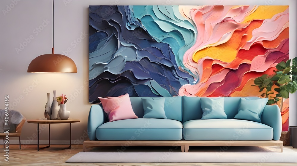"Transform your walls into a canvas of vibrant colors and intricate