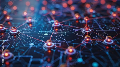 Image of network nodes continuously verifying user identities, Zero Trust Network Access, network node security
