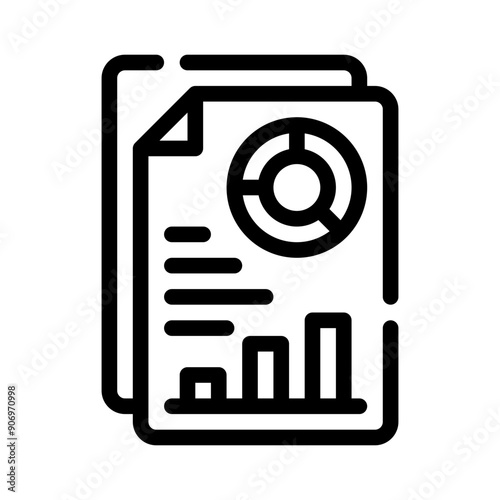 analytics line icon