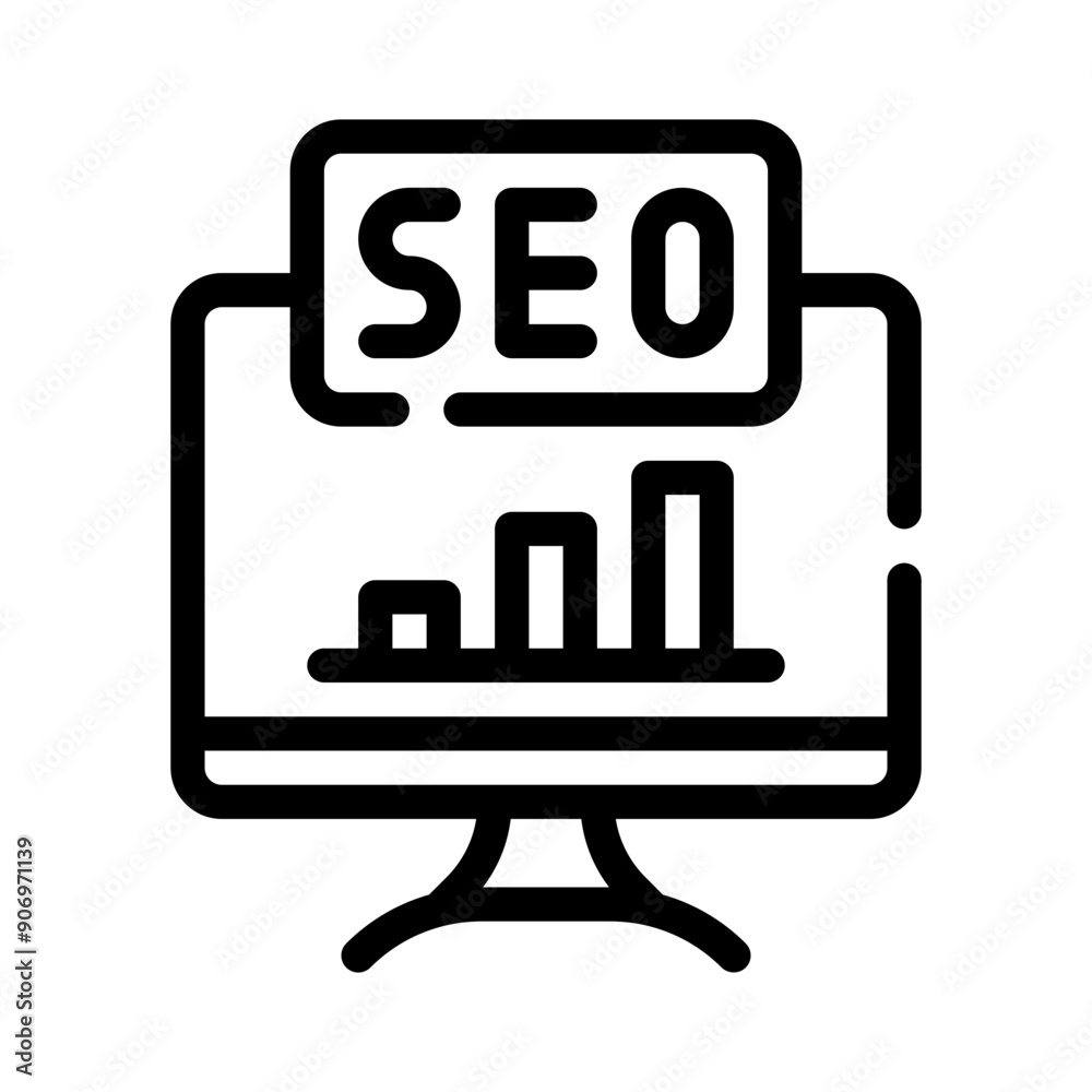 SEO line icon