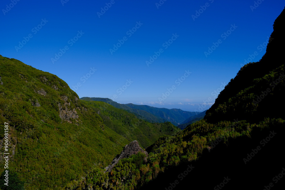 Naklejka premium green moutain, madeira