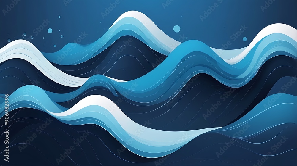 waves abstract banner design. Elegant wavy waves abstract banner design. Elegant wavy