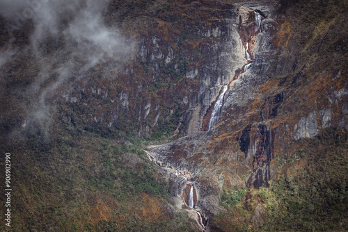 waterfall in the mountain