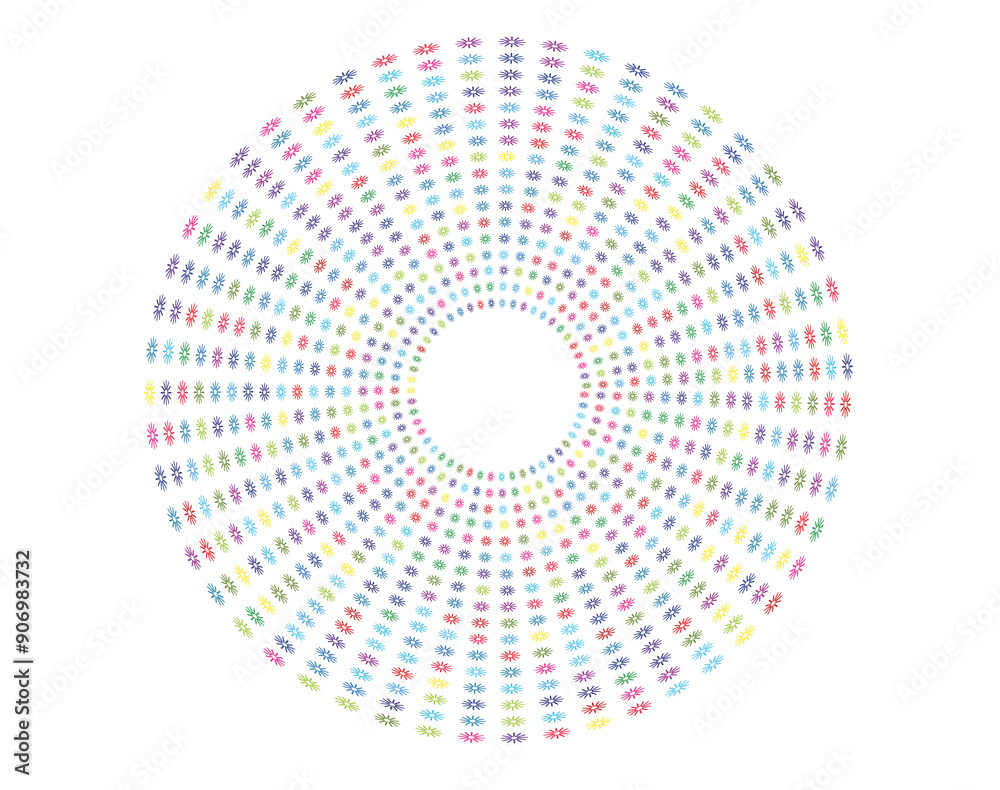 Background Graphics of colored shapes on a transparent base Background Graphics of colored shapes on a transparent base